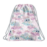 SACO DE CUERDAS GATOS CON PURPURINA | DERFORM